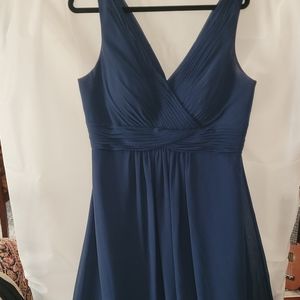Navy Blue Bridesmaid Dress